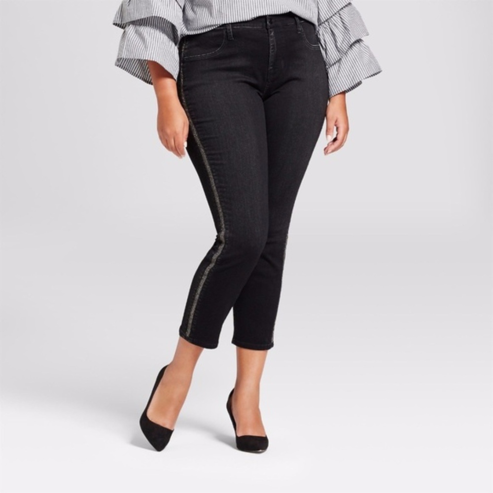 Ava & Viv Super Stretch Black Jegging NWT